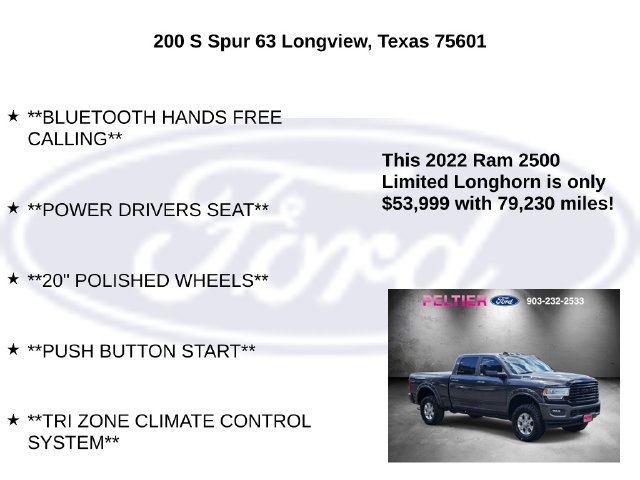 Used 2022 RAM 2500 Limited AWD/4WD image 10