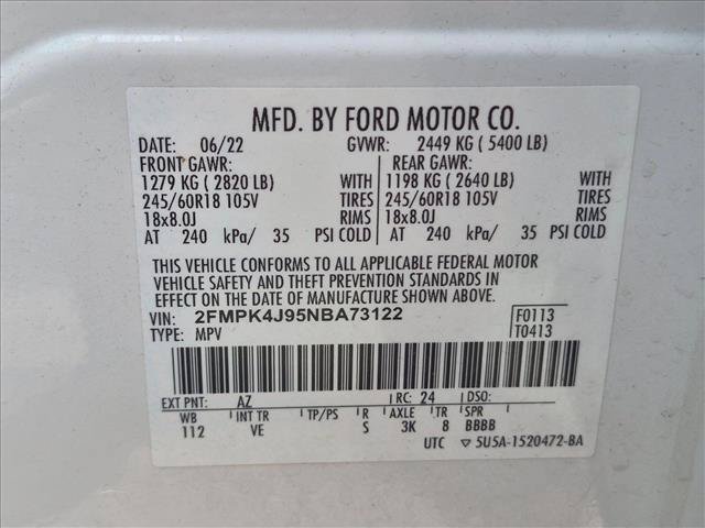 Certified 2022 Ford Edge SEL AWD/4WD image 19