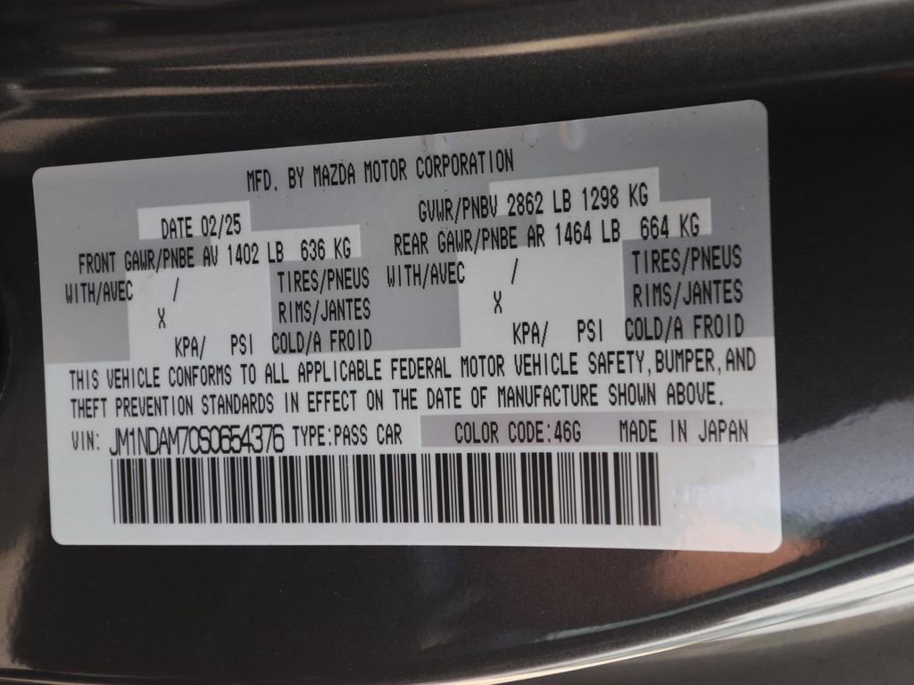 Used 2025 MAZDA MX-5 Miata RF Grand Touring w/ Weather Package image 25