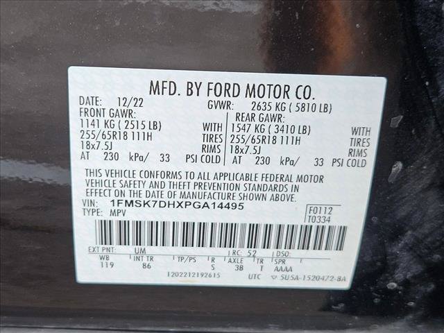 Certified 2023 Ford Explorer XLT RWD image 15