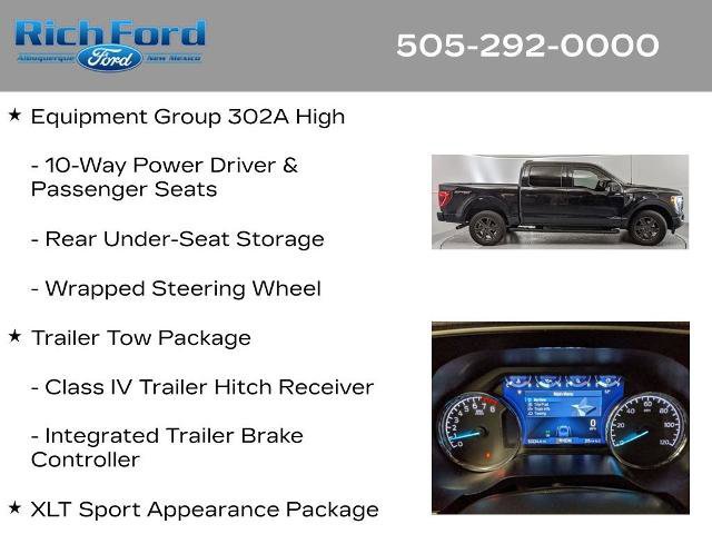 Certified 2023 Ford F150 XLT w/ Equipment Group 302A High image 25