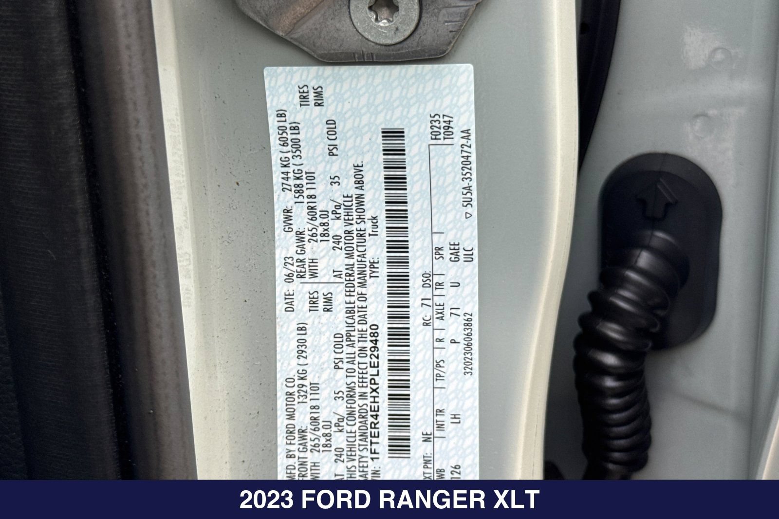 Certified 2023 Ford Ranger XLT w/ Equipment Group 302A High RWD image 29