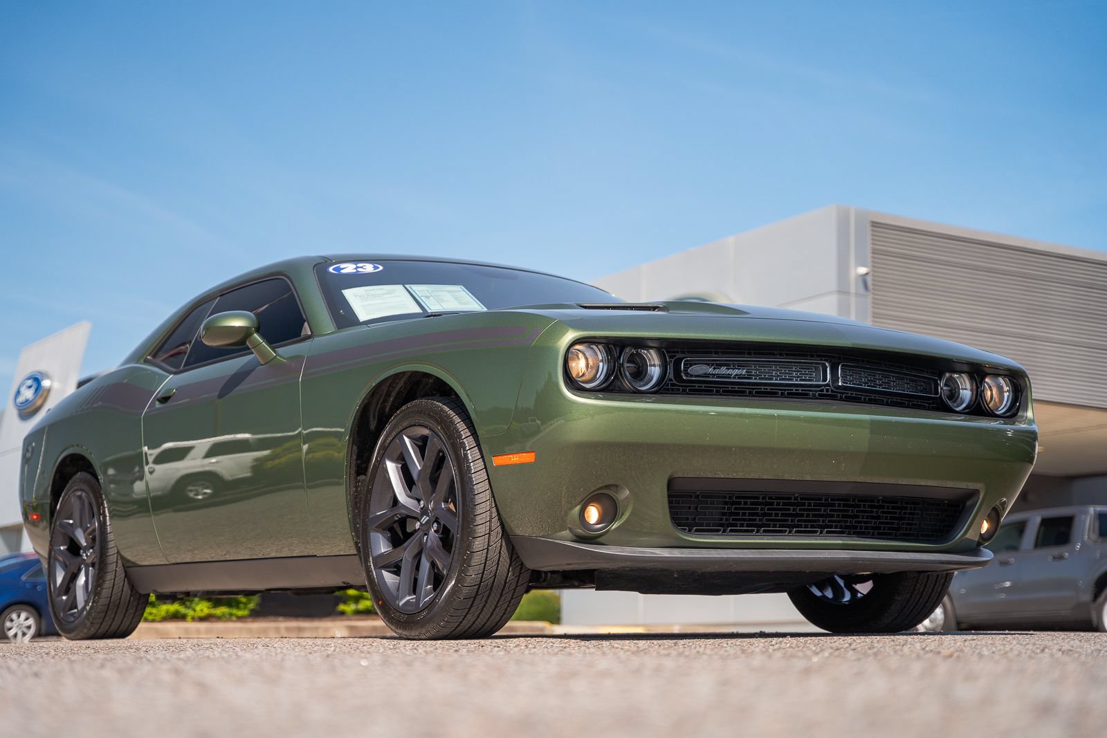 Used 2023 Dodge Challenger SXT w/ Blacktop Package RWD image 2
