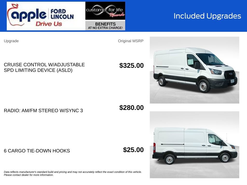 Certified 2023 Ford Transit 250 Medium Roof AWD image 4