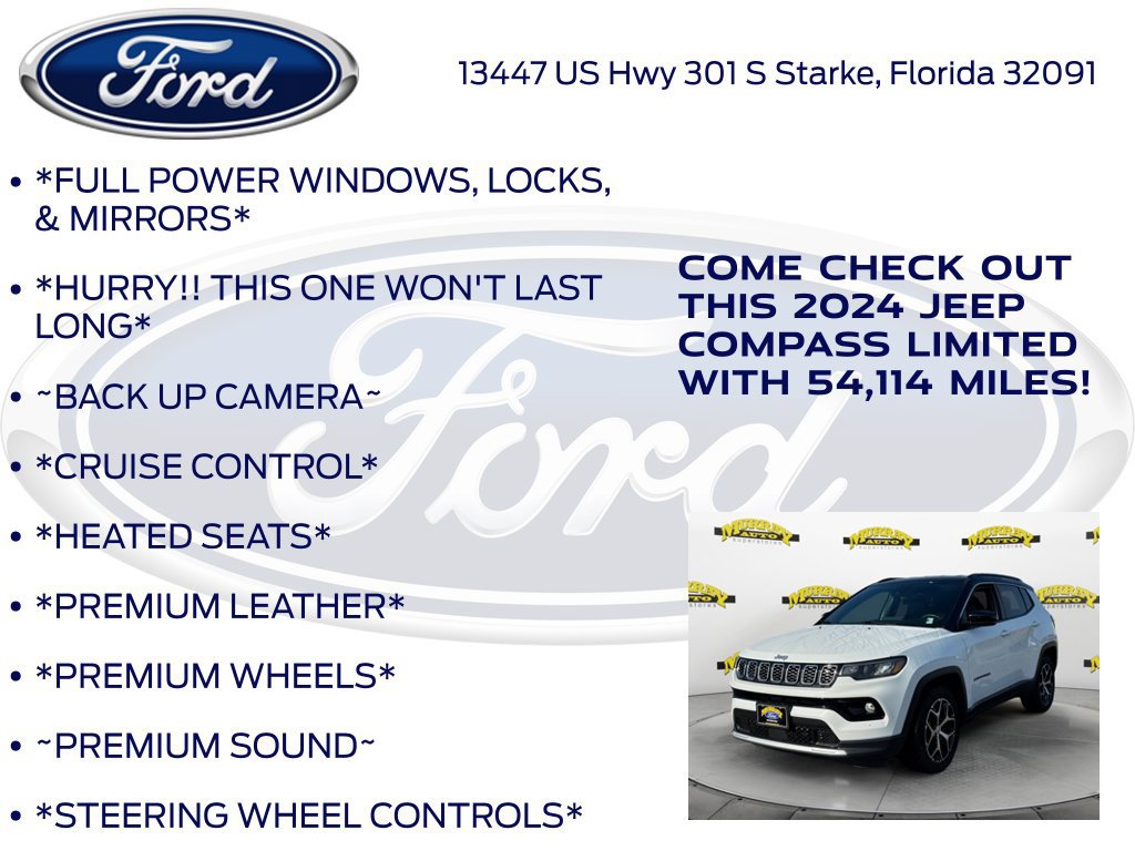 Used 2024 Jeep Compass Limited AWD/4WD image 12