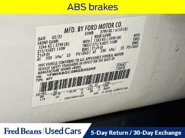 Certified 2021 Ford Explorer ST w/ Equipment Group 401A AWD/4WD image 41