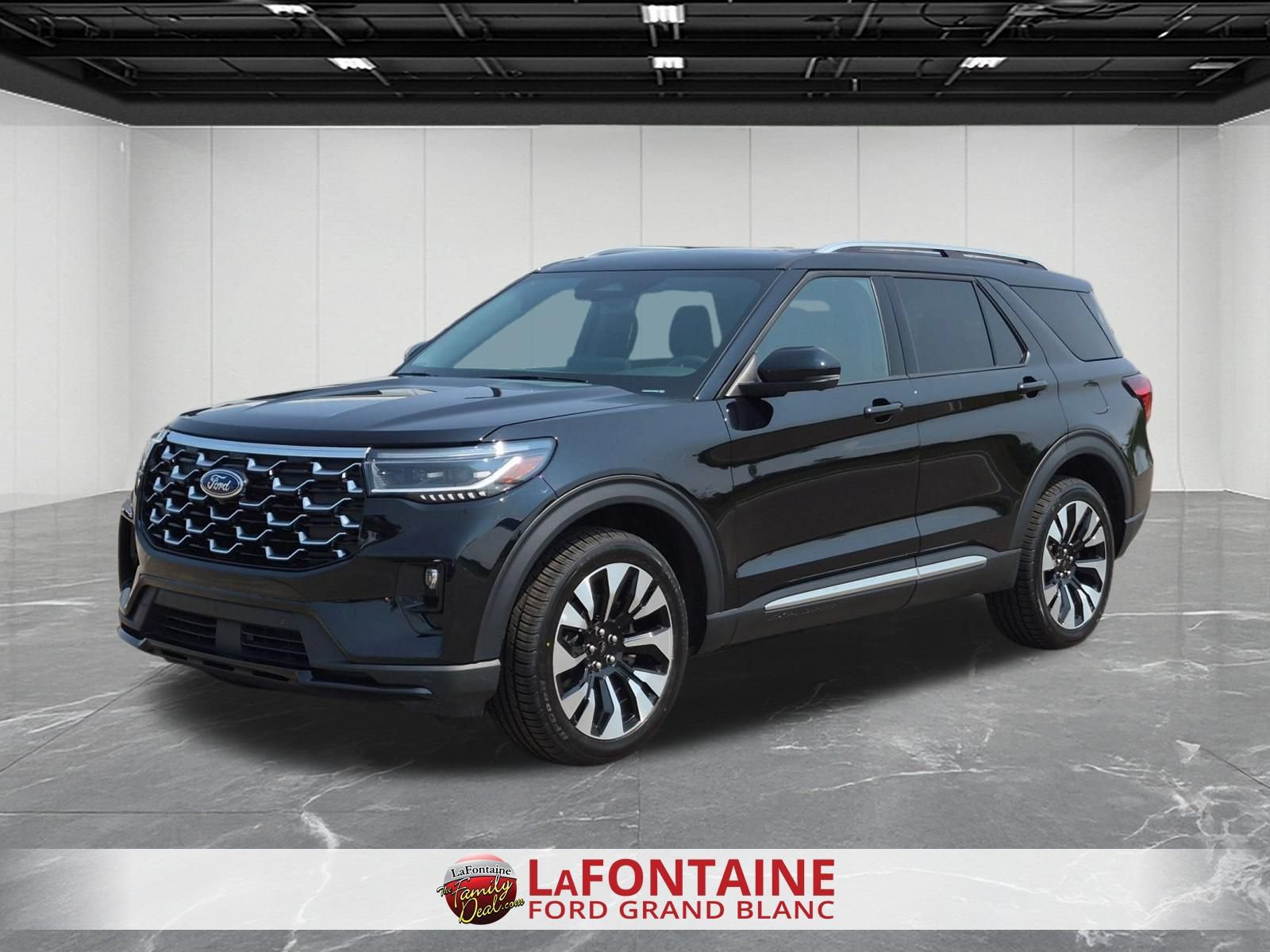 Certified 2025 Ford Explorer Platinum w/ LUX Leather Package