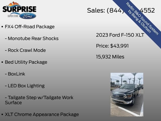 Certified 2023 Ford F150 XLT w/ Equipment Group 302A High AWD/4WD image 18