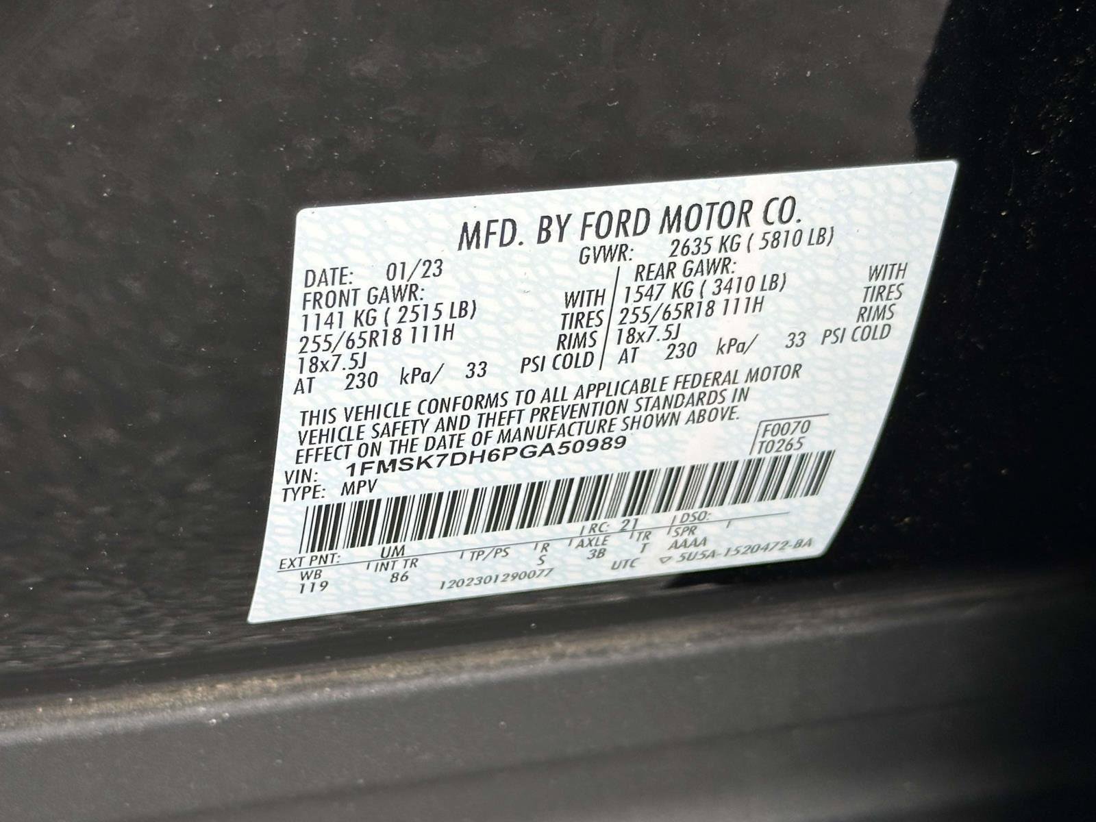 Certified 2023 Ford Explorer XLT RWD image 26