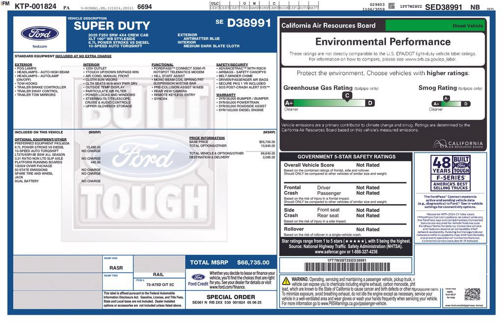 Certified 2025 Ford F250 XLT AWD/4WD image 5