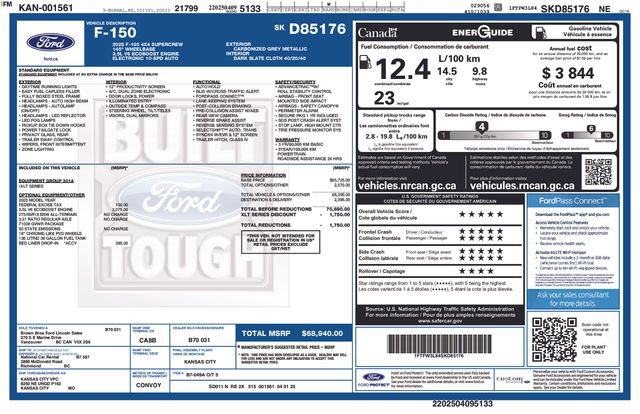 Certified 2025 Ford F150 XLT w/ Equipment Group 301A Standard image 28