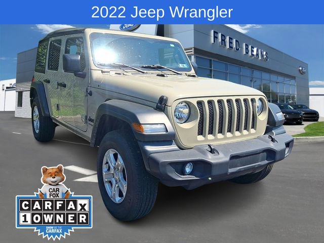 Used 2022 Jeep Wrangler Unlimited Sport AWD/4WD video 1