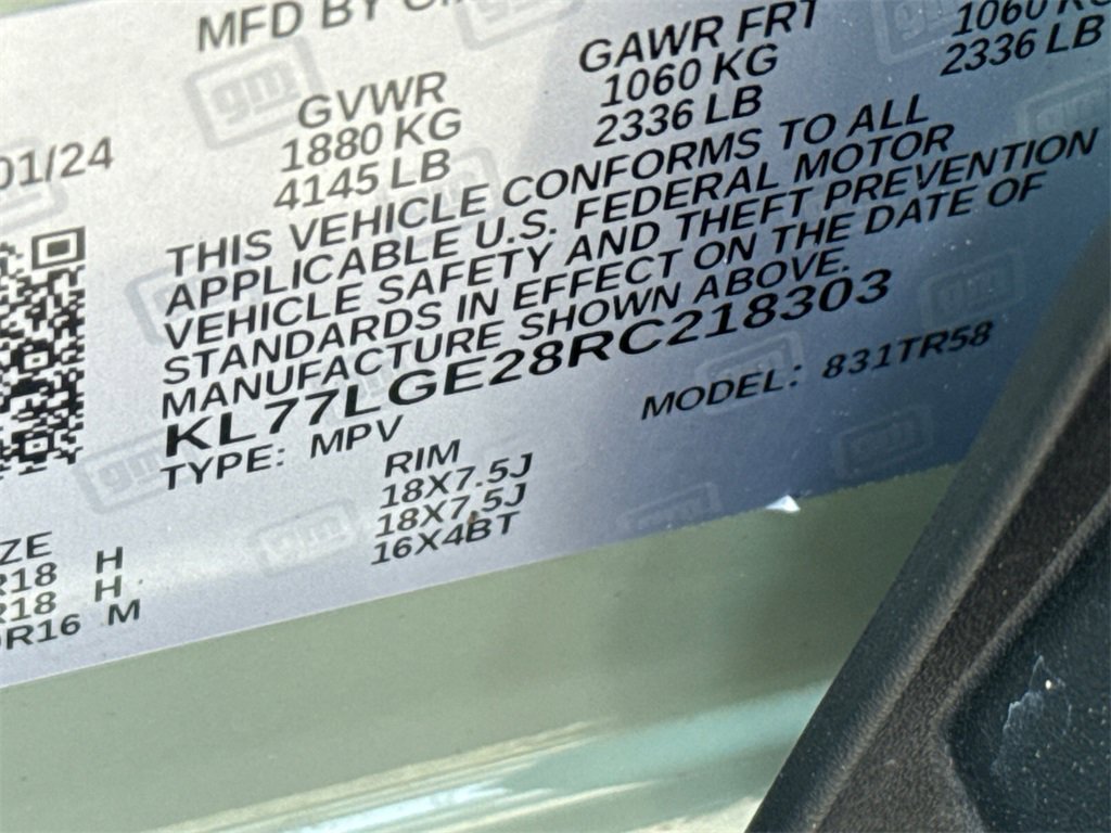 Used 2024 Chevrolet Trax RS w/ Driver Confidence Package image 35