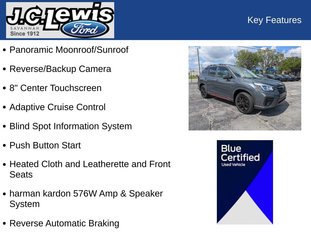 Used 2020 Subaru Forester Sport w/ Popular Package #2 AWD/4WD image 34