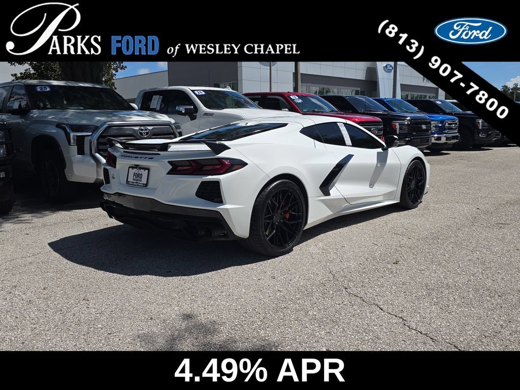 Used 2021 Chevrolet Corvette Stingray Preferred Cpe w/ Engine Appearance Package RWD image 5