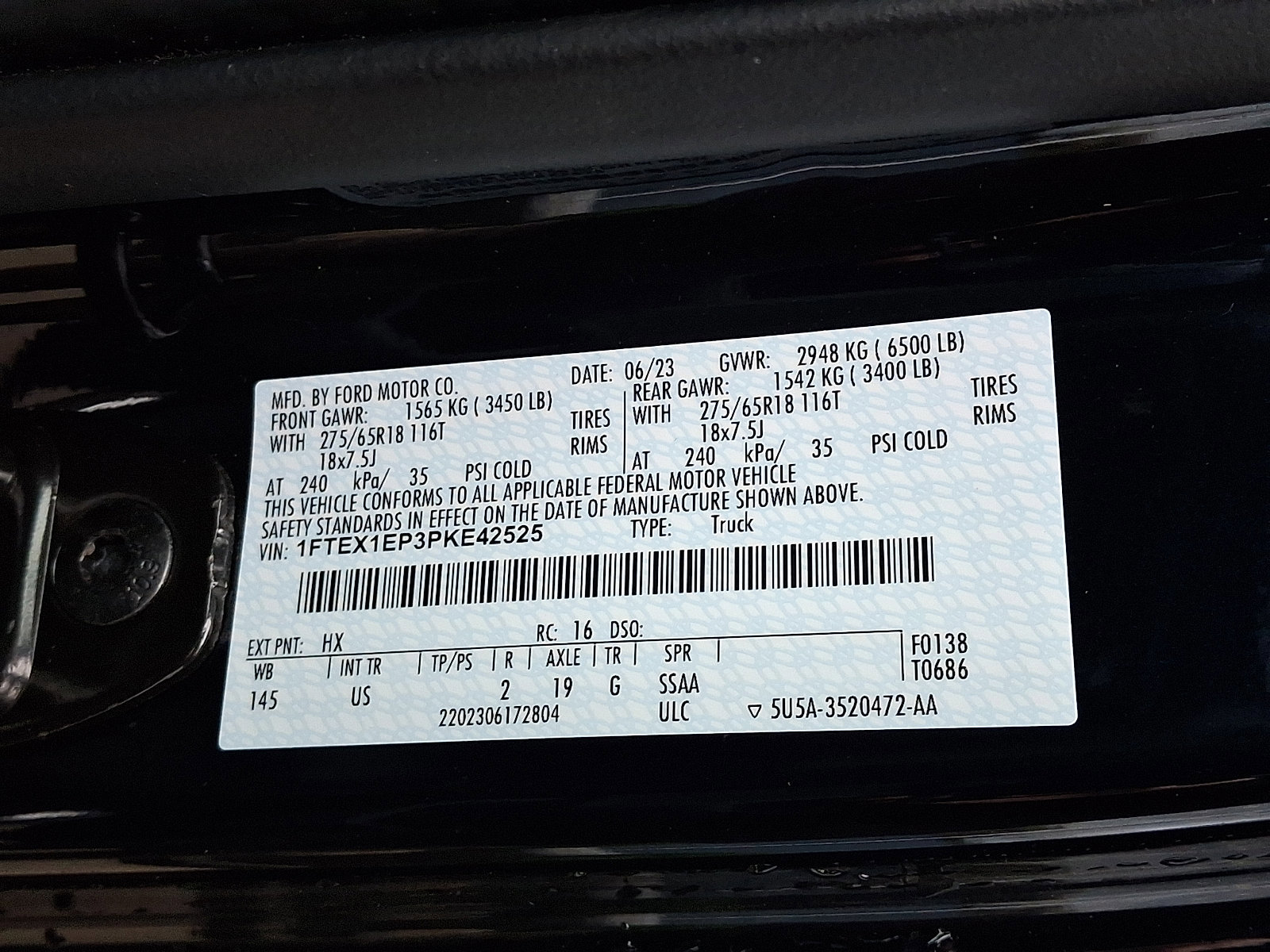 Certified 2023 Ford F150 XLT w/ Equipment Group 302A High AWD/4WD image 27
