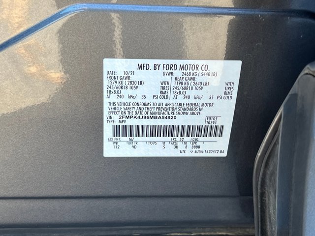 Certified 2021 Ford Edge SEL w/ Cargo Accessory Package image 39