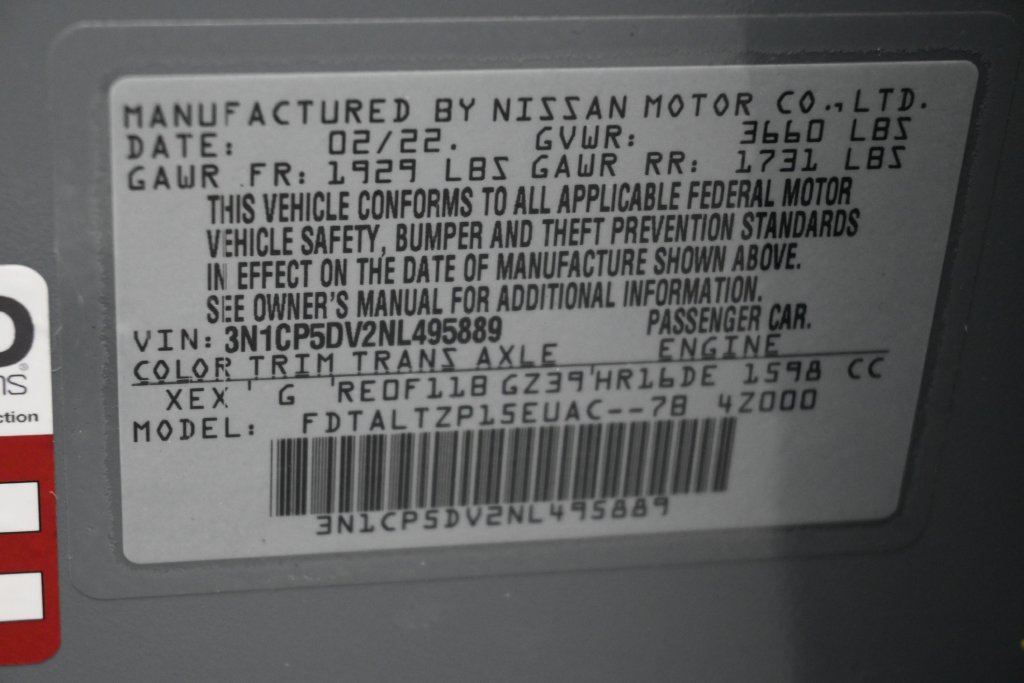 Used 2022 Nissan Kicks SR w/ Interior Electronics Package FWD image 19