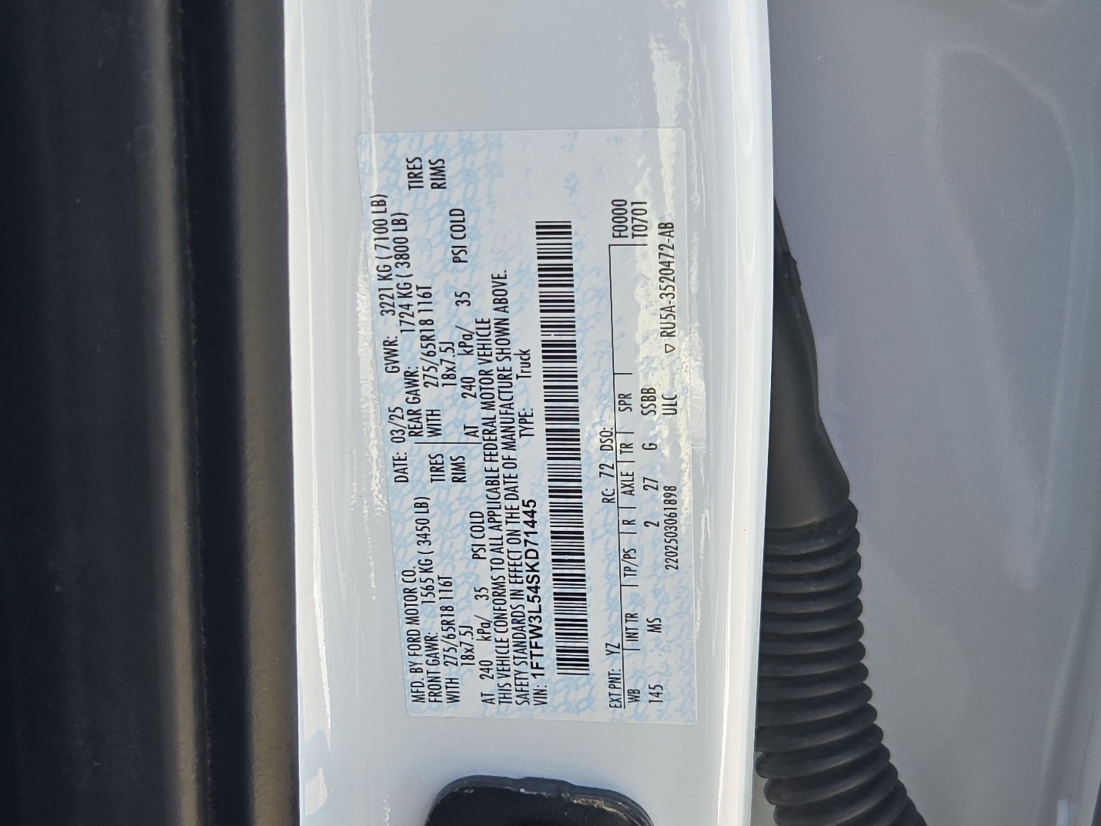 Certified 2025 Ford F150 XLT w/ Equipment Group 301A Standard AWD/4WD image 32
