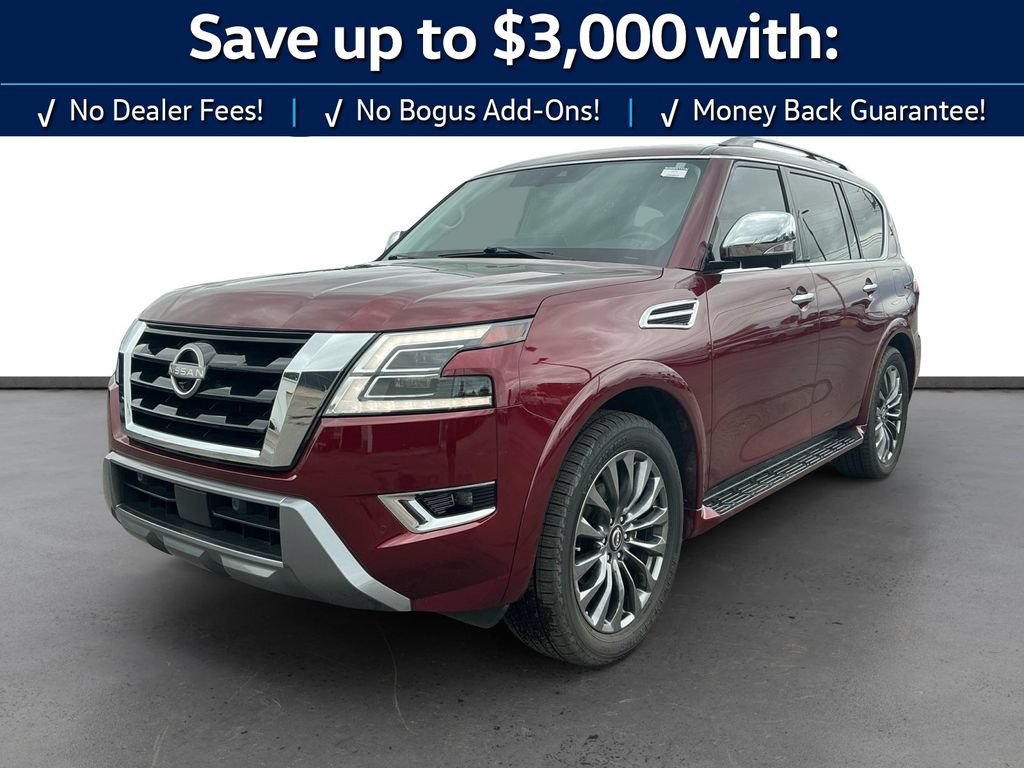 Used 2023 Nissan Armada Platinum w/ Captain's Chairs Package