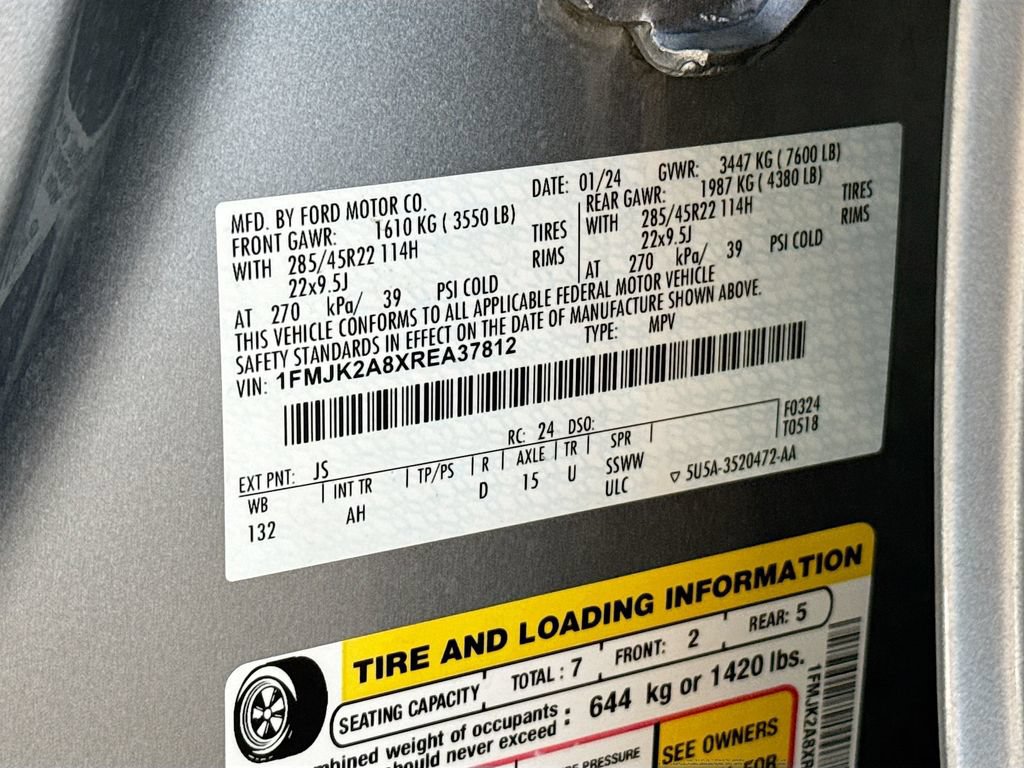 Certified 2024 Ford Expedition Max Limited AWD/4WD image 37