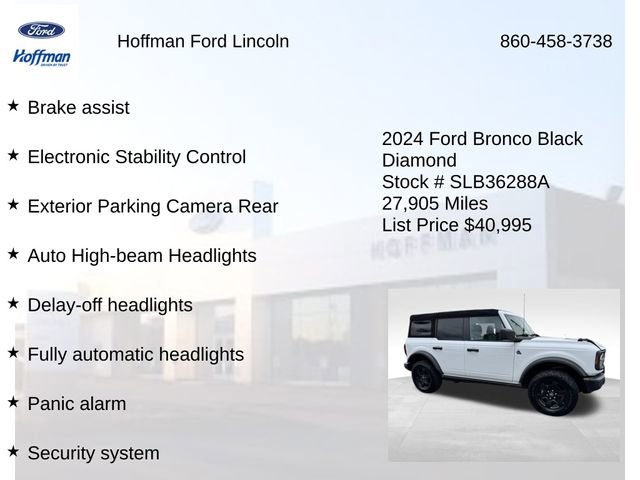 Certified 2024 Ford Bronco Black Diamond AWD/4WD image 24