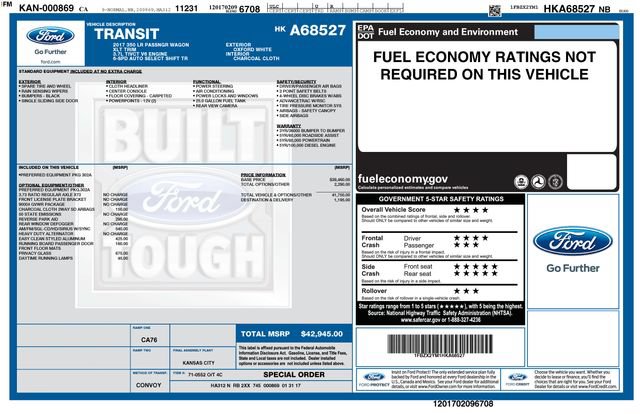 Certified 2017 Ford Transit 350 XLT RWD image 35
