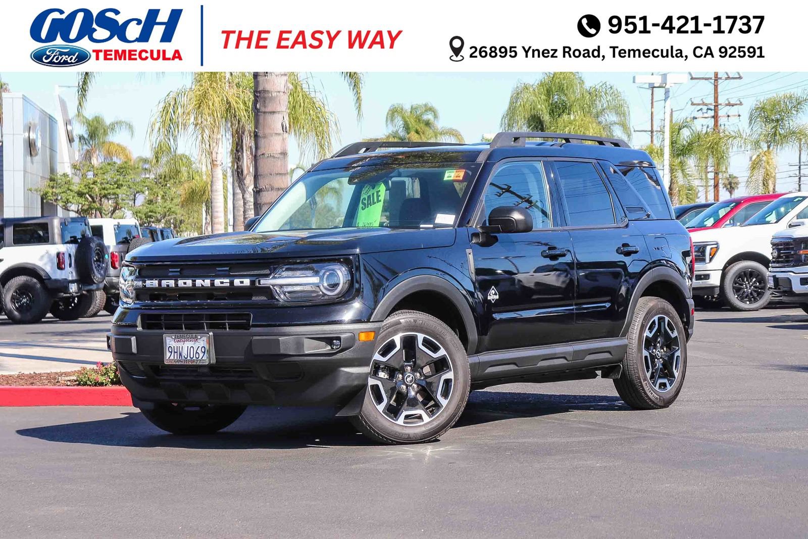 Certified 2023 Ford Bronco Sport Outer Banks AWD/4WD image 1