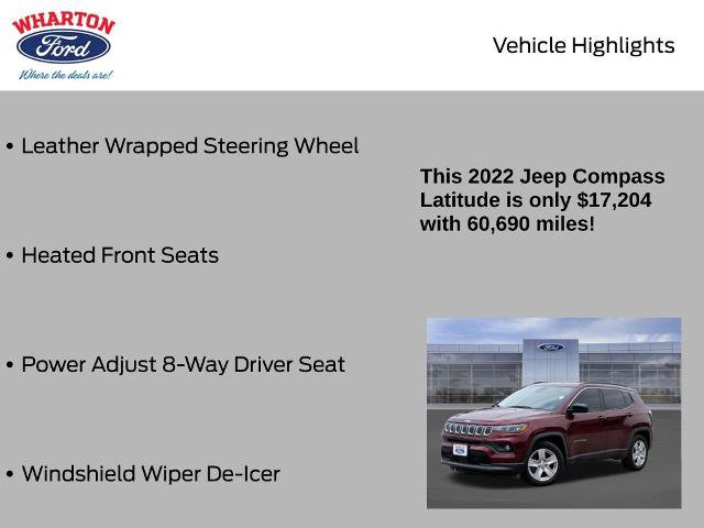 Used 2022 Jeep Compass Latitude w/ Convenience Group FWD image 30