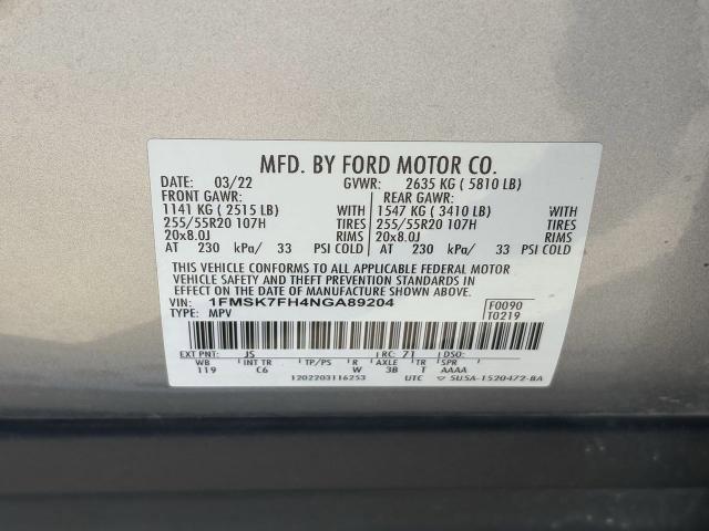 Certified 2022 Ford Explorer Limited RWD image 32