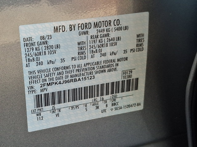 Certified 2024 Ford Edge SEL w/ Convenience Package AWD/4WD image 26