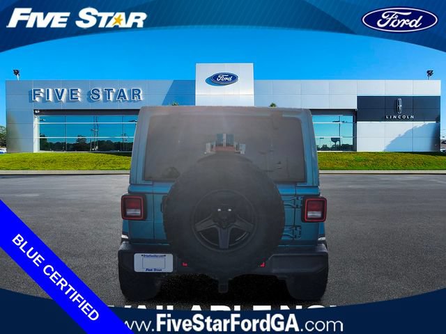 Used 2020 Jeep Wrangler Unlimited Sahara w/ Uconnect 4C Nav & Sound Group AWD/4WD image 6