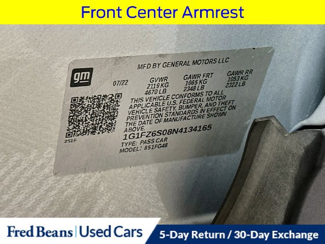 Used 2022 Chevrolet Bolt EUV Premier w/ Sun & Sound Package FWD image 38