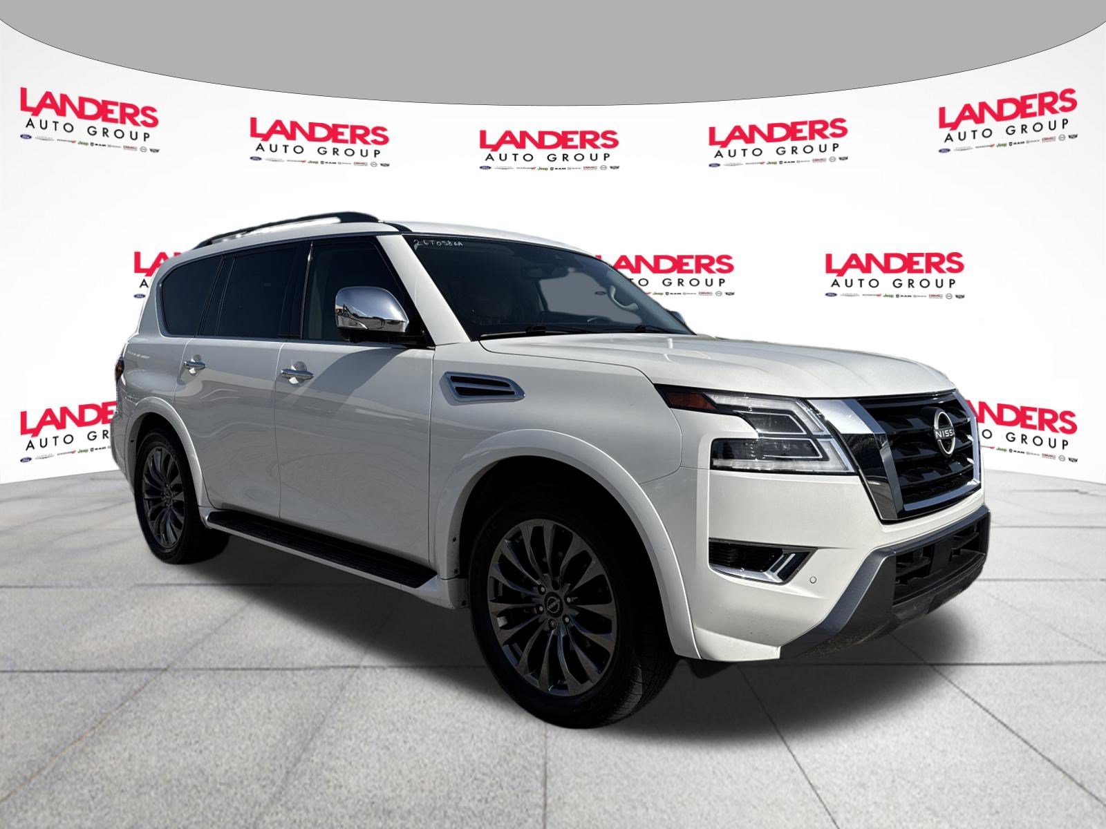 Used 2023 Nissan Armada Platinum w/ Captain's Chairs Package RWD image 1
