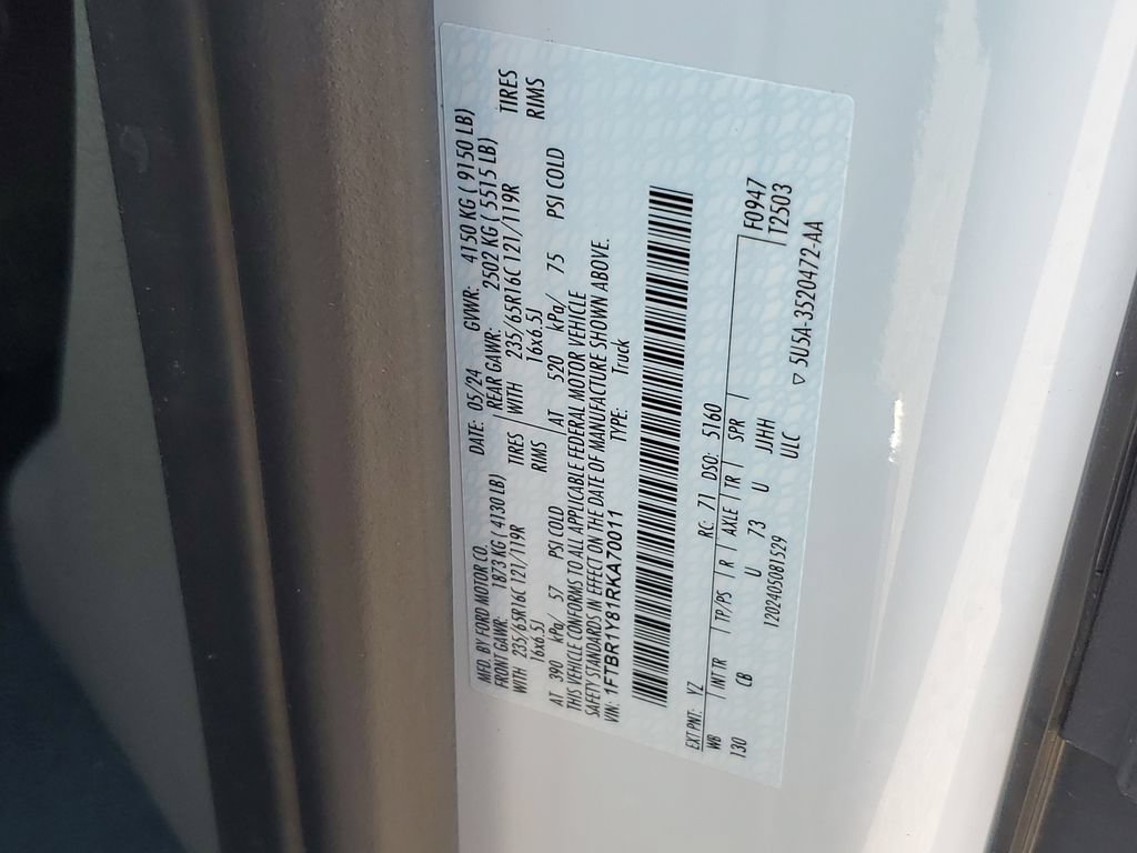 Certified 2024 Ford Transit 250 Low Roof w/ Exterior Upgrade Package RWD image 21