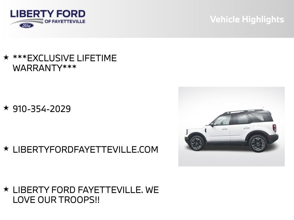 Certified 2025 Ford Bronco Sport Outer Banks w/ Outer Banks Tech Package+ AWD/4WD image 5