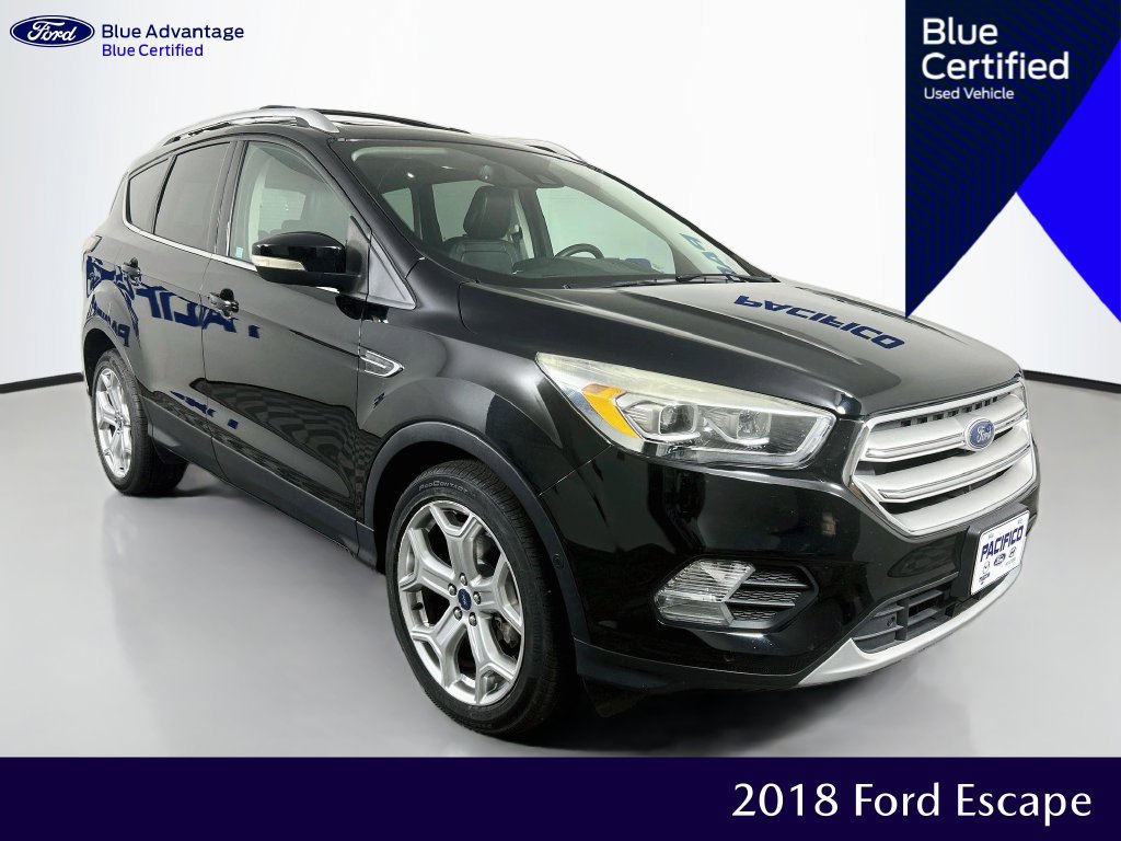 Certified 2018 Ford Escape Titanium w/ Ford Safe & Smart Package