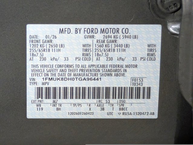 Certified 2026 Ford Explorer Active AWD/4WD image 22