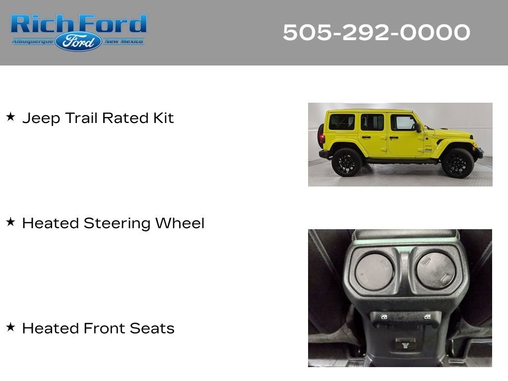 Used 2023 Jeep Wrangler Unlimited Sahara w/ Cold Weather Group image 22