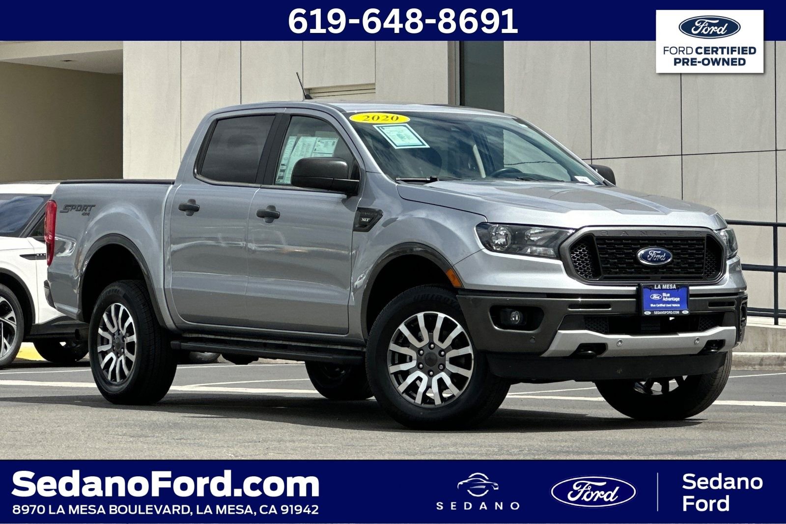 Certified 2020 Ford Ranger XLT w/ Equipment Group 302A Luxury
