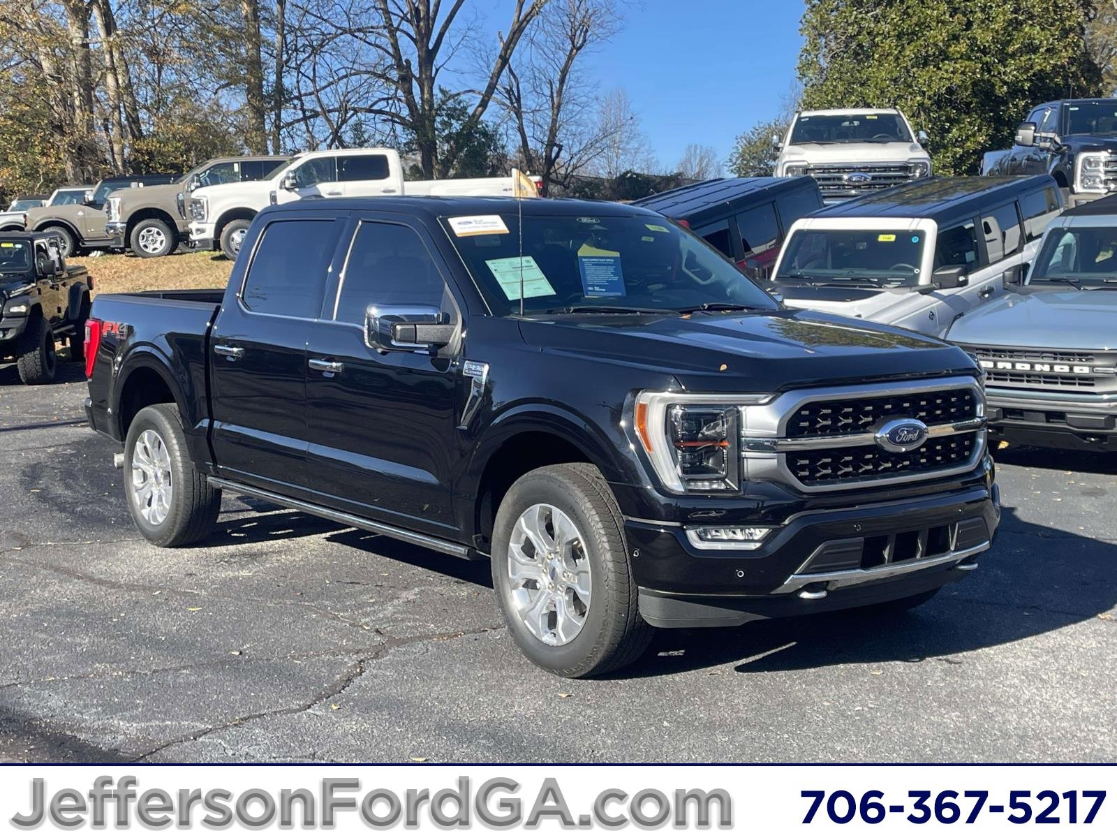 Certified 2022 Ford F150 Platinum w/ Equipment Group 701A High