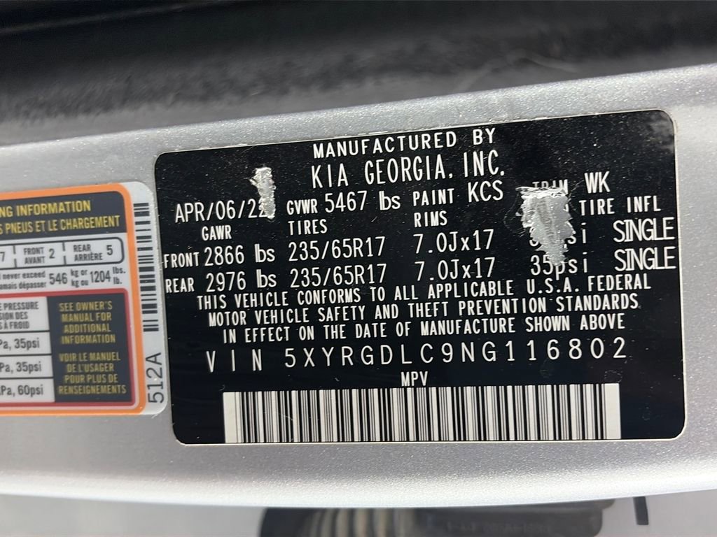 Used 2022 Kia Sorento LX AWD/4WD image 9