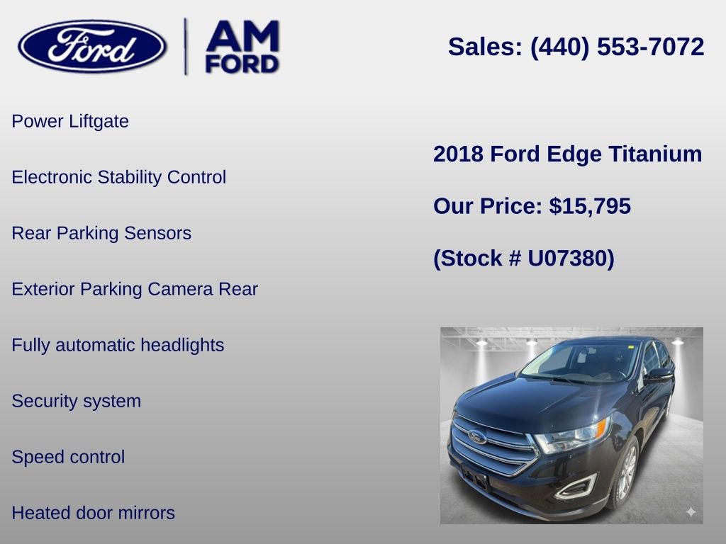 Certified 2018 Ford Edge Titanium AWD/4WD image 12
