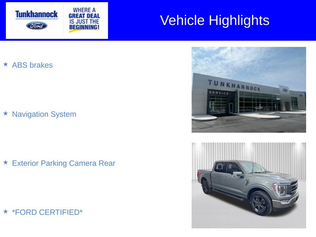 Certified 2023 Ford F150 Lariat w/ Equipment Group 502A High AWD/4WD image 6