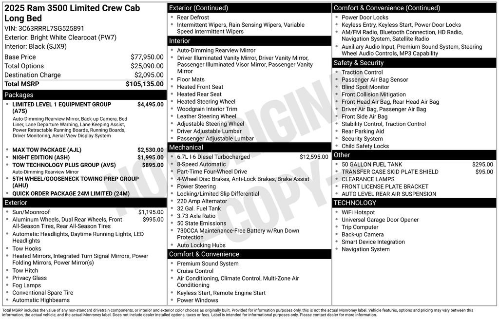 Used 2025 RAM 3500 Limited image 7