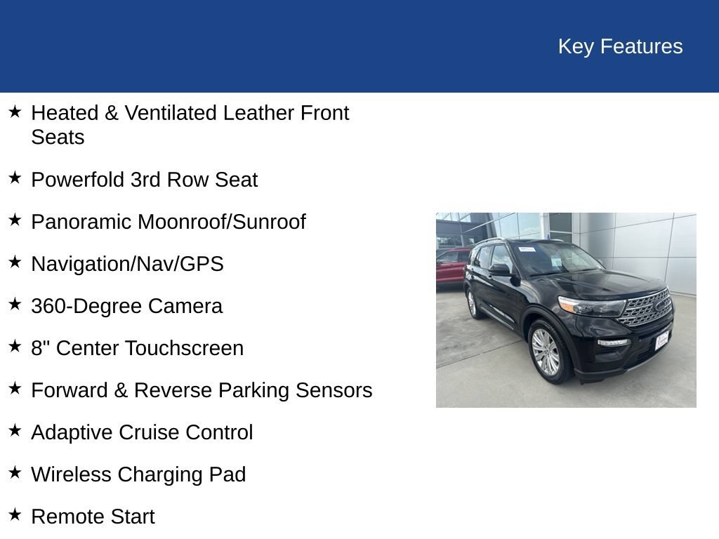 Certified 2020 Ford Explorer Limited RWD image 29