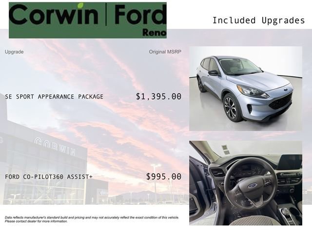 Certified 2022 Ford Escape SE w/ SE Sport Appearance Package image 10