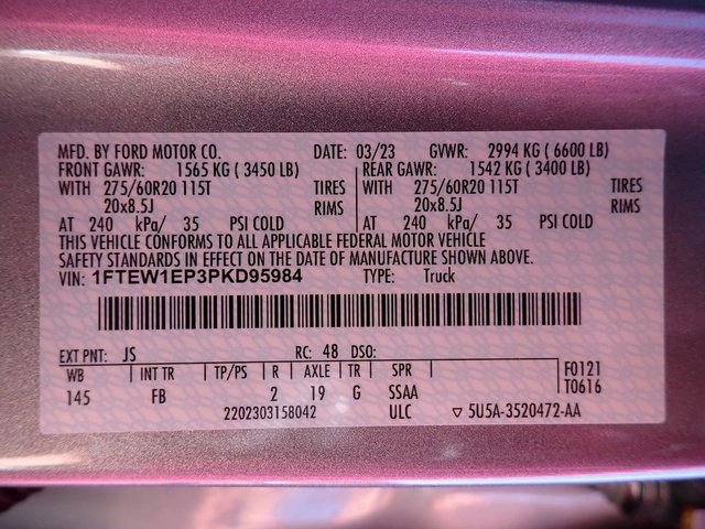 Certified 2023 Ford F150 XLT w/ Equipment Group 302A High AWD/4WD image 24