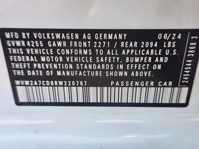 Used 2024 Volkswagen GTI SE FWD image 25
