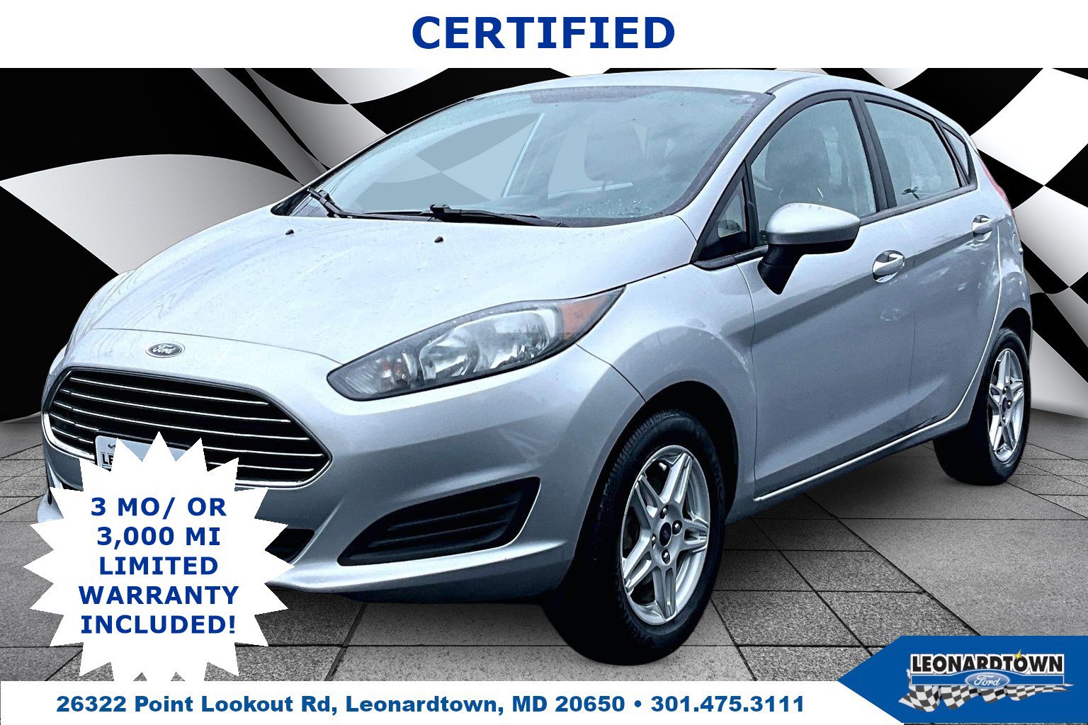 Certified 2018 Ford Fiesta SE FWD image 1